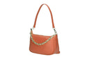 Borsa a tracolla con catena in vera pelle kelly Collin's
