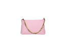 Borsa pochette in vera pelle con catena Collin's