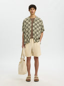Art Linen Shorts Selected - 6