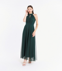 Vestito in tulle scollo americano 3590