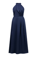 Vestito in raso scollo america 8032 Collin's