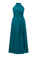 Vestito in raso scollo america 8032 Collin's