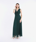 Vestito in tulle spalla larga 3584