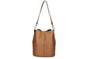 Borsa a tracolla secchiello in vera pelle sandra Collin's