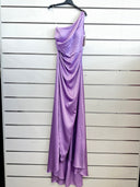 Vestito monospalla in raso Collin’s