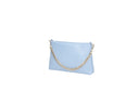 Borsa pochette in vera pelle con catena Collin's