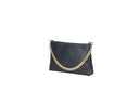 Borsa pochette in vera pelle con catena Collin's