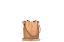 Borsa a tracolla secchiello in vera pelle sandra Collin's