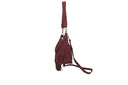 Borsa scamosciata con frange in vera pelle fiorella Collin's