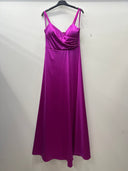 Vestito in raso wrap Collin’s