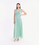 Vestito in tulle spalla larga 3584