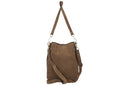 Borsa a secchiello scamosciato vera pelle Marzia Collin's