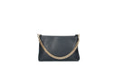 Borsa pochette in vera pelle con catena Collin's