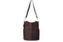 Borsa a secchiello scamosciato vera pelle Marzia Collin's