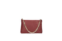 Borsa pochette in vera pelle con catena Collin's