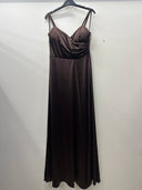 Vestito in raso wrap Collin’s