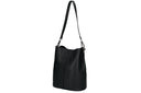 Borsa a tracolla secchiello in vera pelle sandra Collin's