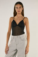 Body con trasparenza an5107 Glamorous