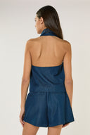 Short effetto denim an5524 Glamorous