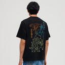 T-shirt Starters Evolution Pokemon Dolly Noire