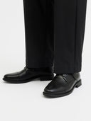 Scarpa stringata in pelle nera Oslo Jack&Jones