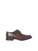 Scarpa stringata in pelle testa di moro Oslo Jack&Jones