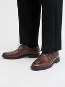 Scarpa stringata in pelle testa di moro Oslo Jack&Jones
