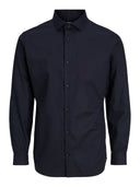Camicia elegante slim nera Parker Jack&Jones