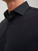 Camicia elegante slim nera Parker Jack&Jones
