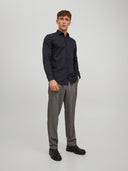 Camicia elegante slim nera Parker Jack&Jones