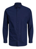 Camicia elegante slim blu navy Parker Jack&Jones