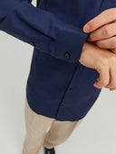 Camicia elegante slim blu navy Parker Jack&Jones