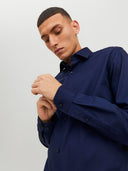 Camicia elegante slim blu navy Parker Jack&Jones