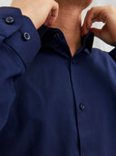 Camicia elegante slim blu navy Parker Jack&Jones