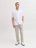 Pantalone misto lino tapered fit Breeze Jack&Jones