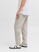 Pantalone misto lino tapered fit Breeze Jack&Jones