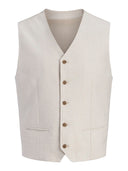 Gilet completo misto lino Martin Jack&Jones