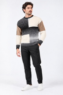 Maglione a blocchi M64 Over D