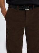Pantalone in vellutto marrone 196 MILES Selected