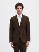 Blazer slim marrone LIAM Selected