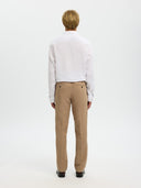 Pantalone misto lino straght fit Leroy Selected