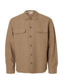 Camicia overshirt misto lino Selected