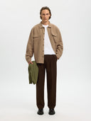 Camicia overshirt misto lino Selected