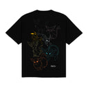 T-shirt Eevee Evolution Pokemon Dolly Noire