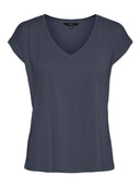 T-shirt a v filli Vero Moda