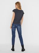T-shirt a v filli Vero Moda
