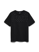 T-shirt con applicazioni Cara Vero Moda