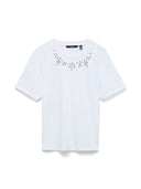 T-shirt con applicazioni Sif Vero Moda