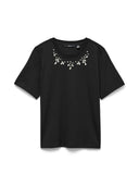 T-shirt con applicazioni Sif Vero Moda