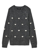 Maglione a fantasia cuori DOFFY INTARSIA Vero Moda